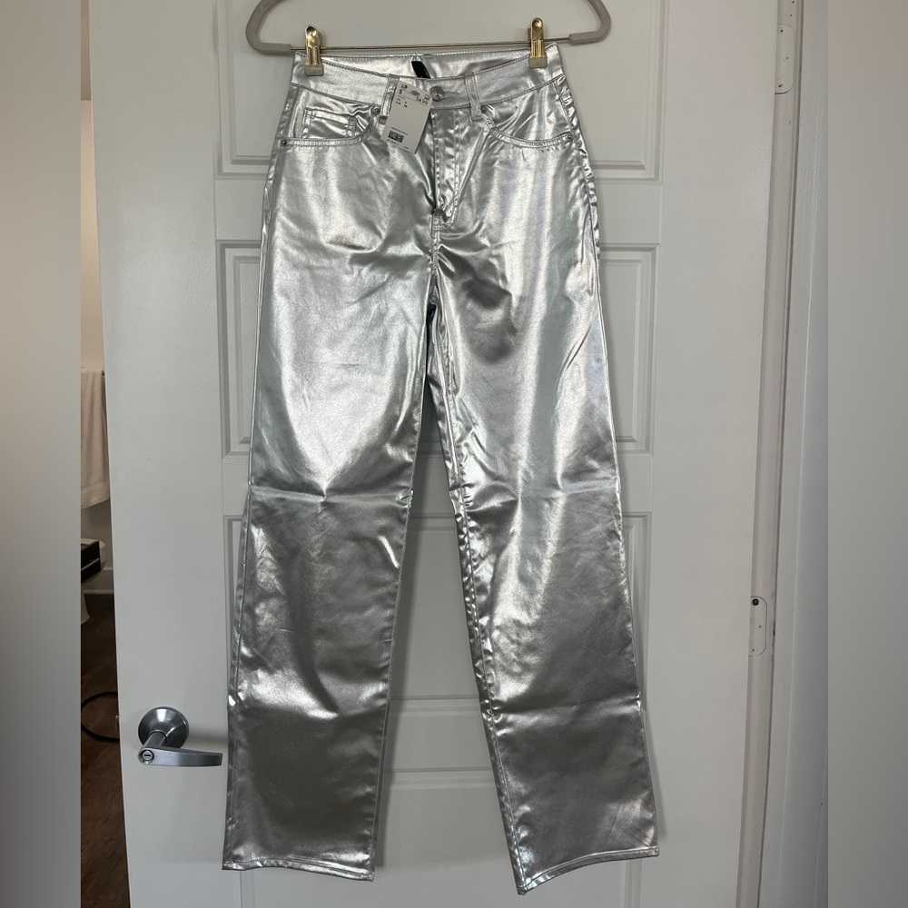 H&M Silver pants!
